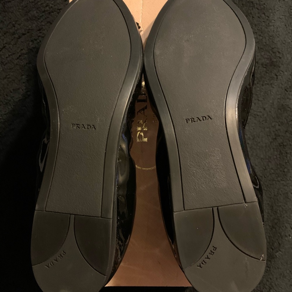 Black Prada Flats